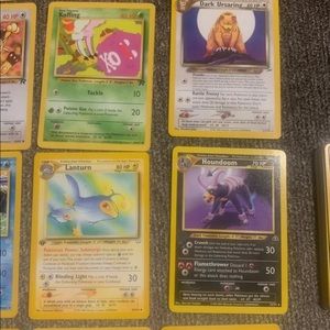 Vintage Pokemon cards.